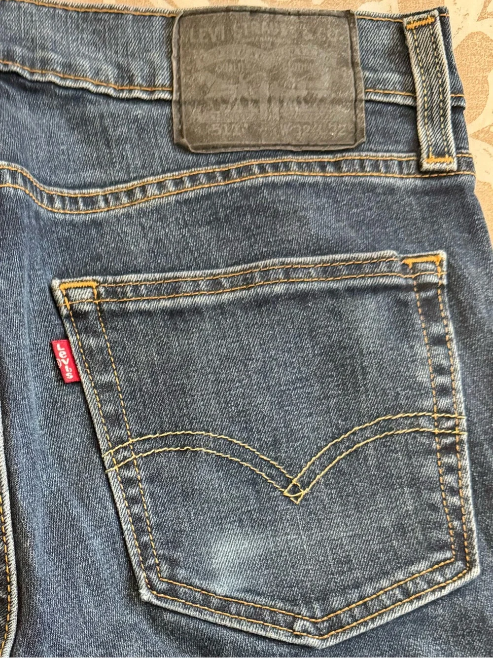 Levi's Men's Slim Straight Blue Denim Jeans